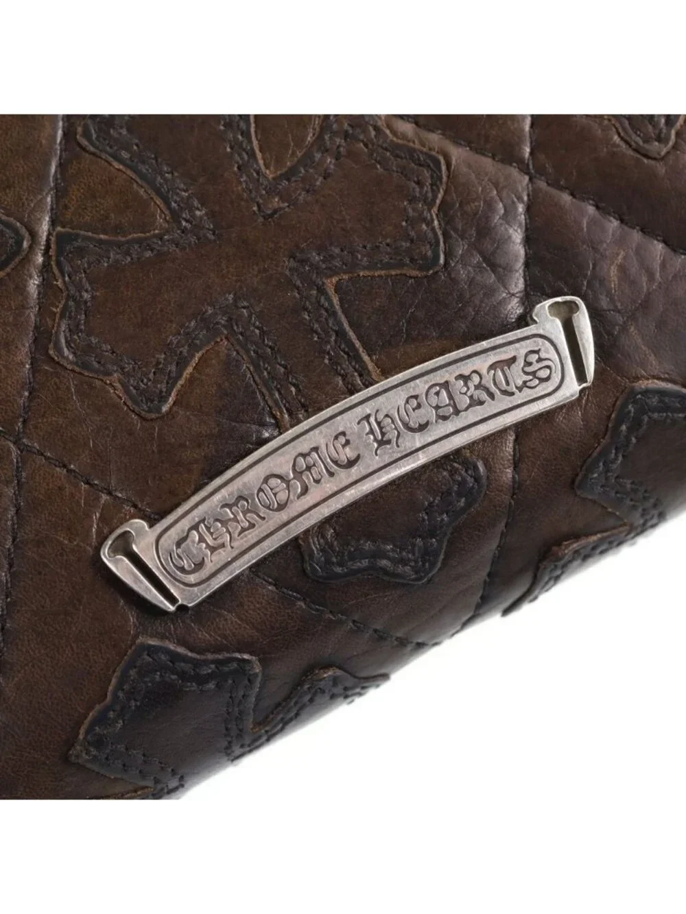 Chrome Hearts Rec Zip Cemetery Cross Patch Camouflage Quilted Dagger Zip
